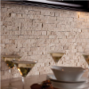 Picture of Daltile - Travertine Mosaic Split Face Mediterranean Ivory