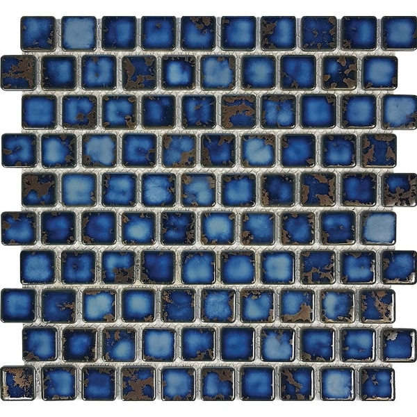 Picture of Tesoro - Harmony Mosaic 1 x 1 Terra Blue