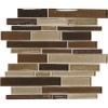 Picture of Daltile - Crystal Shores Random Linear Mosaic Copper Coast