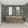 Picture of Daltile - Crystal Shores Random Linear Mosaic Emerald Isle