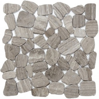 Picture of Emser Tile - Cultura Marble Pebble Mosaic Taupe