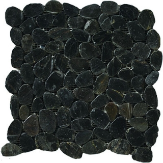Picture of Emser Tile - Rivera Pebbles Black