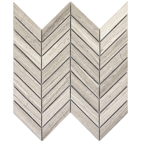 Picture of Emser Tile - Metro Chevron Mosaic Cream