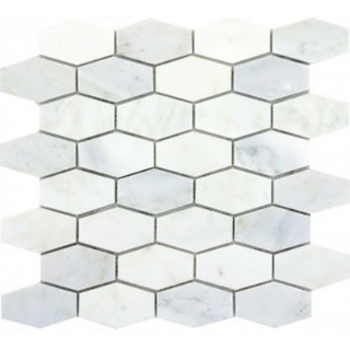 Picture of Emser Tile - Marble Hexagon Wide Winter Frost