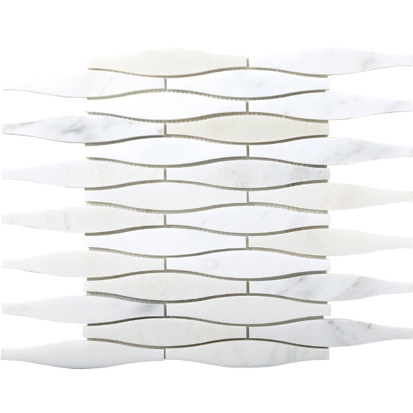 Picture of Emser Tile - Marble Convex Mosaic Winter Frost