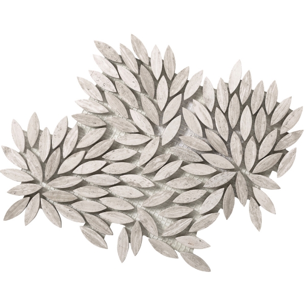 Picture of Emser Tile - Metro Leaf Mosaic Cream