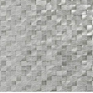 Picture of Daltile - Structure 3D Brick Joint Cube Mosaic Steel