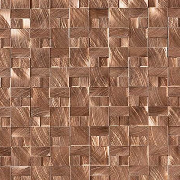 Picture of Daltile - Structure 3D Block Mosaic Copper