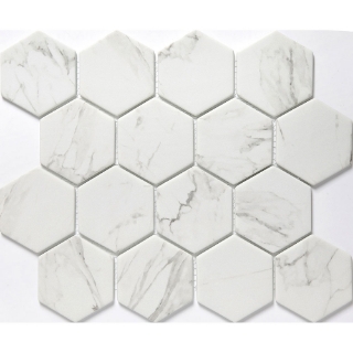 Picture of Emser Tile - Echo Hexagon 3 Calacata