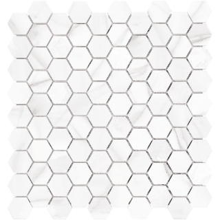 Picture of Tesoro - Mayfair Hexagon Polished Volakas Grigio