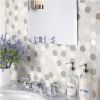 Picture of Daltile - Idyllic Blends Hexagon Mosaic Tranquil Snow