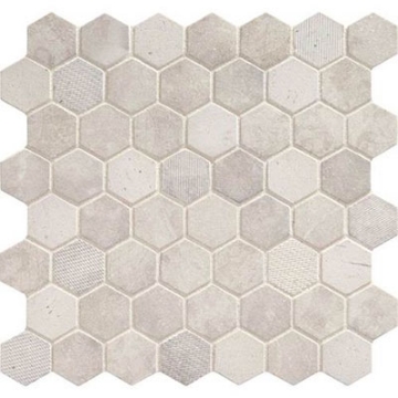 Picture of Daltile - Vintage Hex Wisdom White