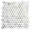 Picture of Emser Tile - Marble Hexagon Mix 1 x 1 Mosaic Winter Frost