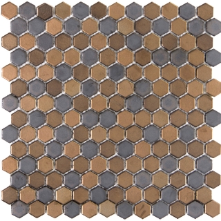 Picture of Emser Tile - Confetti II Hexagon Metal Blend