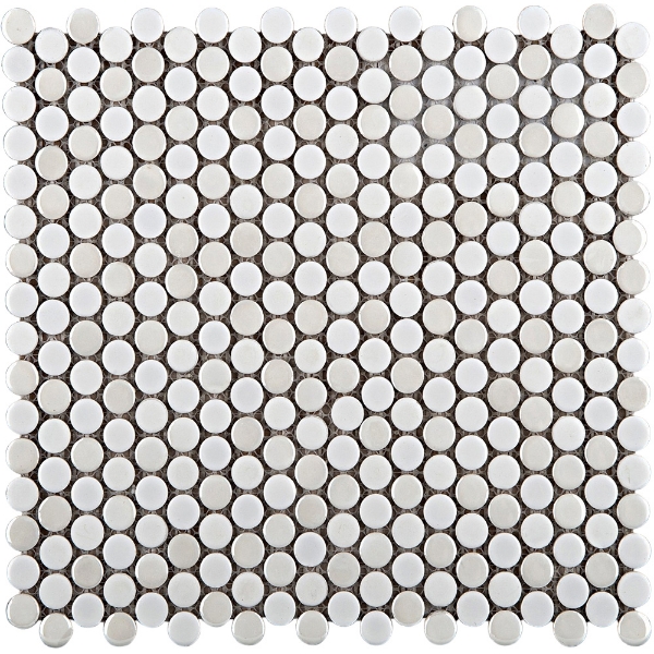 Picture of Emser Tile - Confetti II Penny Round White