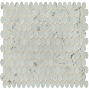 Picture of Daltile - Statuette Oval Silver Satin