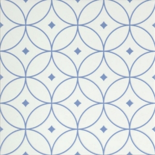 Picture of Emser Tile - Geometry Atom Blue