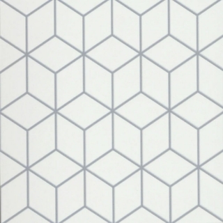 Picture of Emser Tile - Geometry Cube Gray