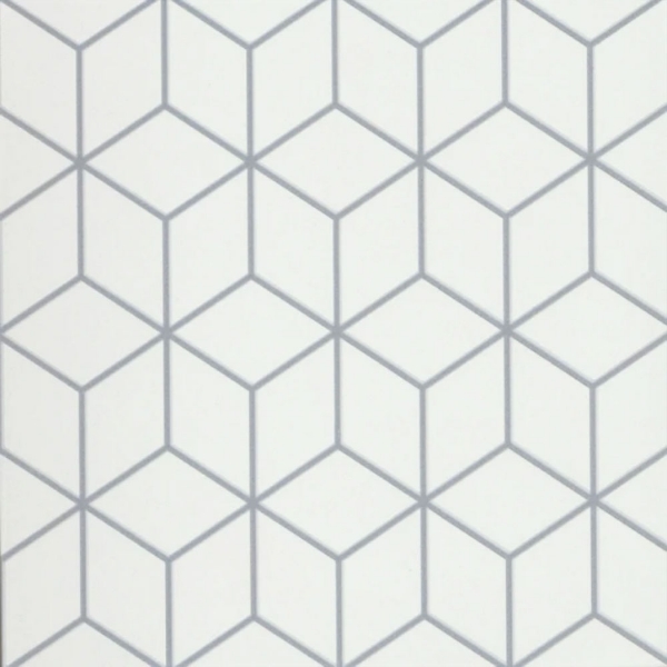 Picture of Emser Tile - Geometry Cube Gray