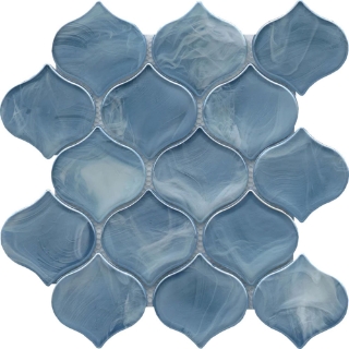Picture of Emser Tile - Splash Arabesque Blue