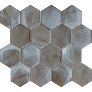 Picture of Emser Tile - Splash Hexagon Tan