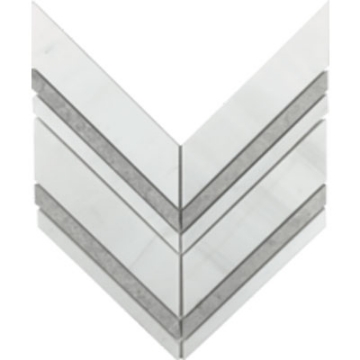 Picture of Tesoro - Metropolitan Stone Chevron Mosaic Dolomite Nuvoloso Blend