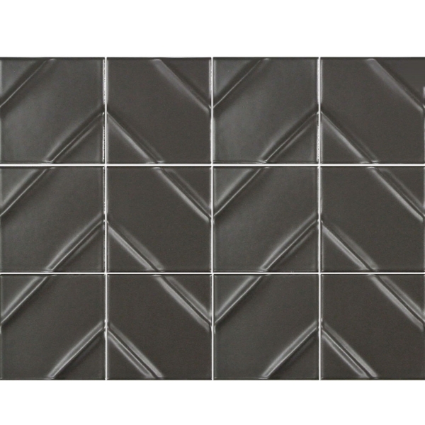 Picture of Emser Tile - Kumito Black Chevron
