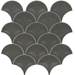 Picture of Emser Tile - Reward Fan Mosaic Gray