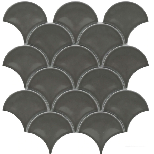 Picture of Emser Tile - Reward Fan Mosaic Gray