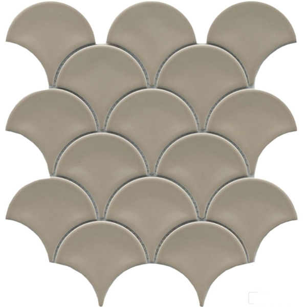 Picture of Emser Tile - Reward Fan Mosaic Taupe