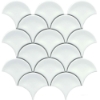 Picture of Emser Tile - Reward Fan Mosaic White