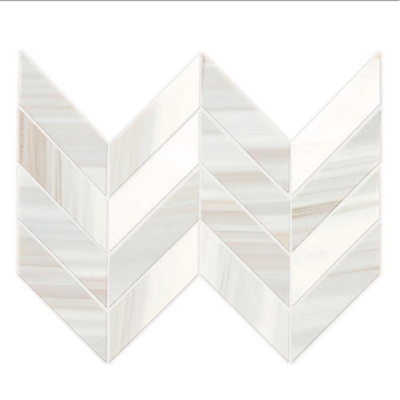 Picture of Daltile - Pietra Divina Mosaic Chevron Calacatta Dolomiti