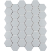 Picture of Tesoro - Gallery Hexagon Mosaic Light Grey Textured