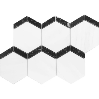 Picture of Tesoro - Metropolitan Waterjet Naples Dolmite Nero Black