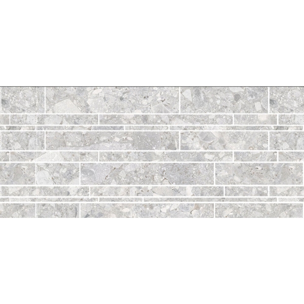 Picture of Emser Tile - Fixt Linear Mosaic Stone Gray