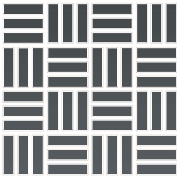 Picture of Daltile - Color Wheel Mosaic Lattice Weave Matte Chalkboard