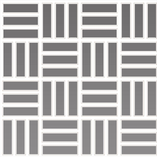 Picture of Daltile - Color Wheel Mosaic Lattice Weave Matte Suede Grey