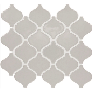Picture of Daltile - Color Wheel Retro Arabesque Desert Gray Glossy