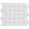 Picture of Daltile - Color Wheel Retro Chevron Arctic White Glossy
