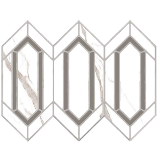 Picture of Tesoro - La Dolce Vita Mosaic Rombo Sophia Grigio