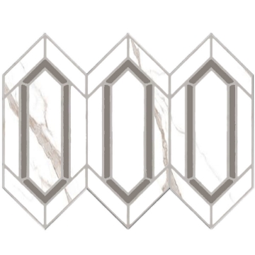 Picture of Tesoro - La Dolce Vita Mosaic Rombo Sophia Grigio