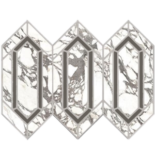 Picture of Tesoro - La Dolce Vita Mosaic Rombo Audrey Bianco