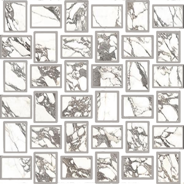 Picture of Tesoro - La Dolce Vita Mosaic Basketweave Audrey Bianco