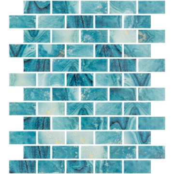 Picture of Tesoro - Vanguard Mosaic 1 x 2 Dot Mounted Forest Aqua