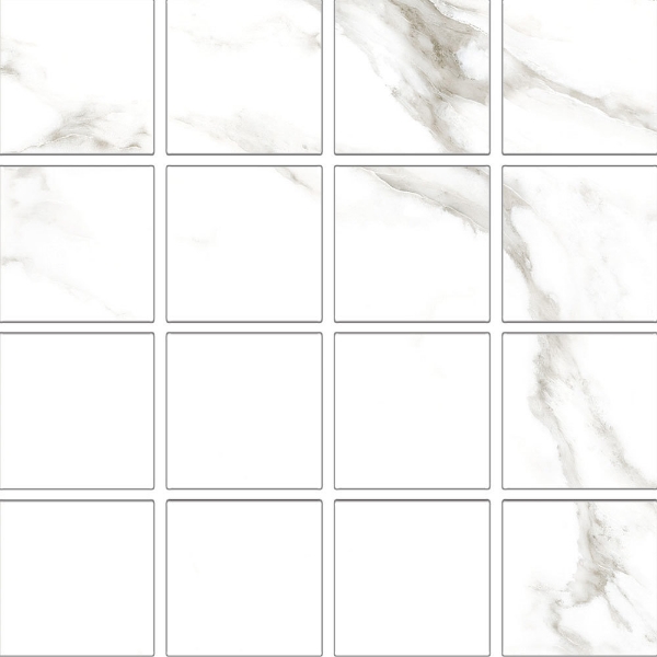 Picture of Tesoro - Larsen Mosaic White Calacatta Gris