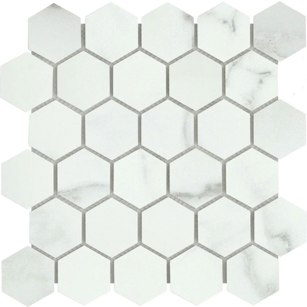 Picture of Emser Tile - Visconde Hex Mosaic Silver
