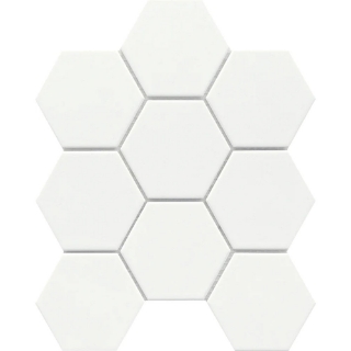 Picture of Emser Tile - Source 3 x 3 Hex Mosaic Pure White