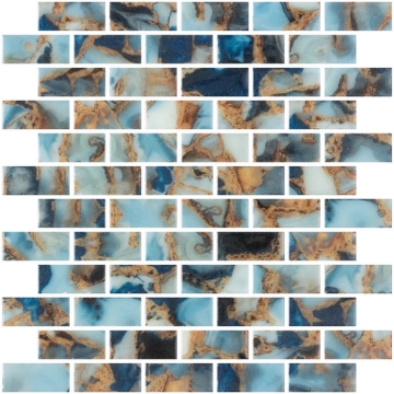 Picture of Emser Tile - Waterlace Offset Mosaic Koro