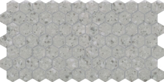 Picture of Daltile - Keystones 2 x 2 Hexagon Desert Gray Speckle