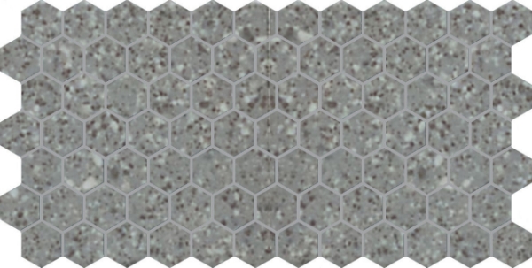 Picture of Daltile - Keystones 2 x 2 Hexagon Suede Gray Speckle